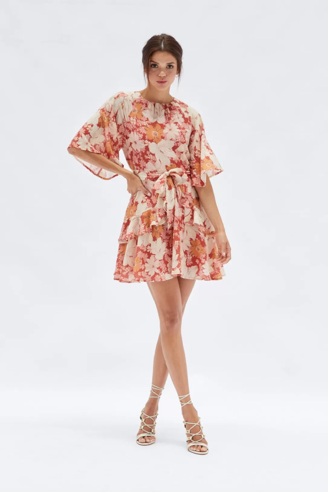 Women Minkpink Azar Frill Mini Dress |