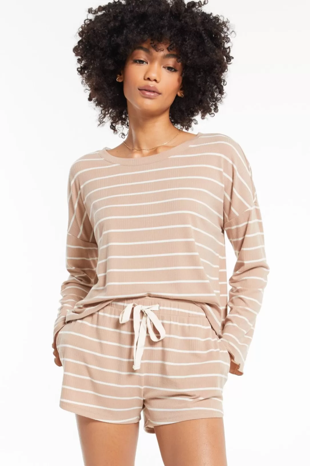 Women Z Supply Betty Stripe Long Sleeve Top |