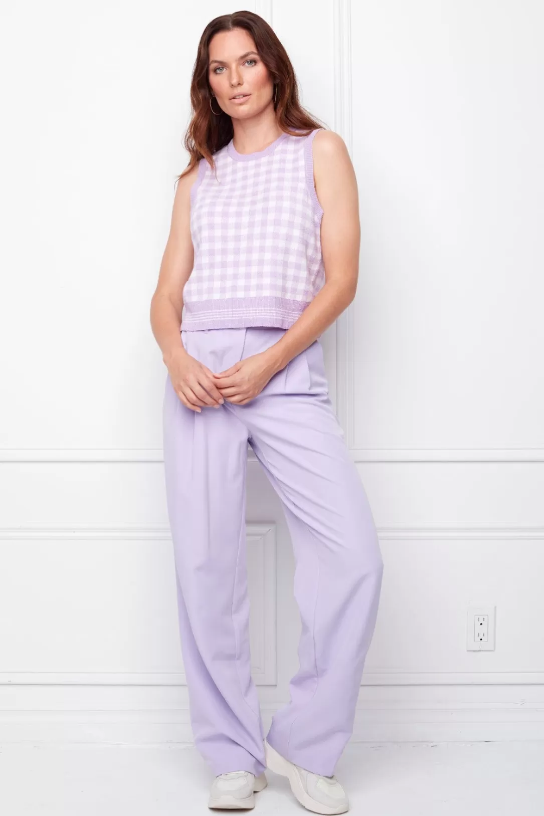 Women RD Style Brynn Pleated Pant-Lavender |