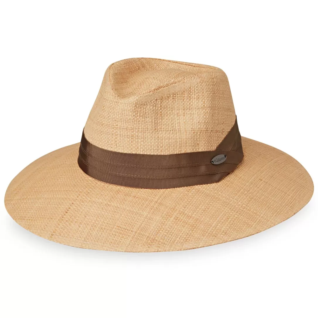 Women Wallaroo Charlotte Wide Brim Hat-Natural |