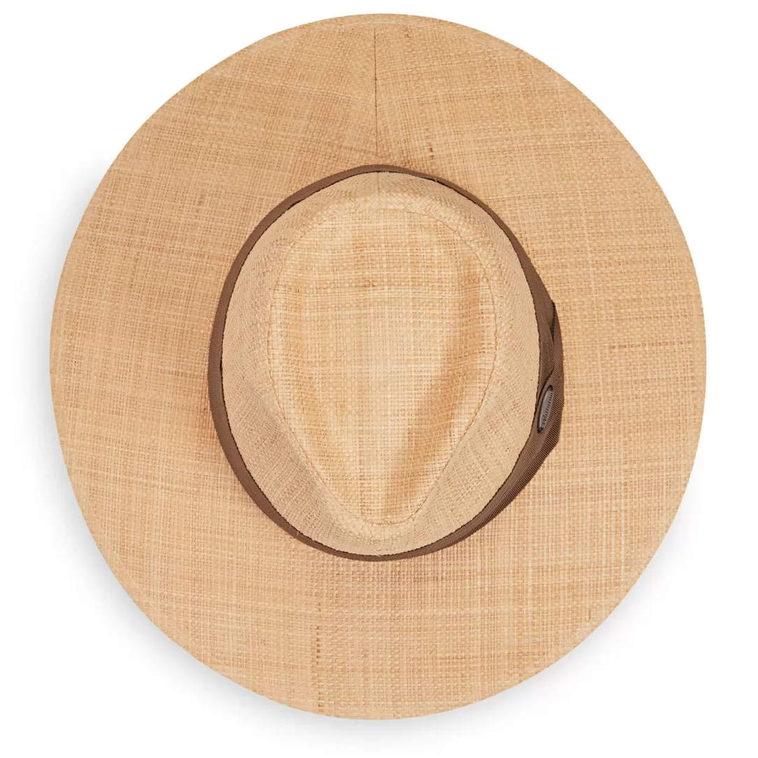 Women Wallaroo Charlotte Wide Brim Hat-Natural |