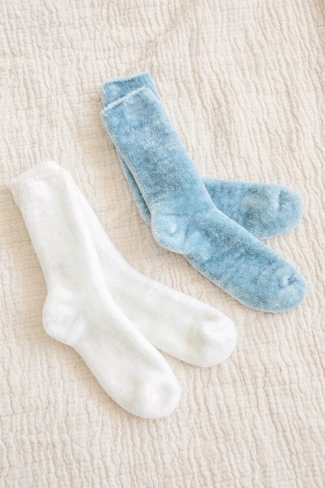 Women Z Supply Chenille Plush Socks (2 Pack) | -New