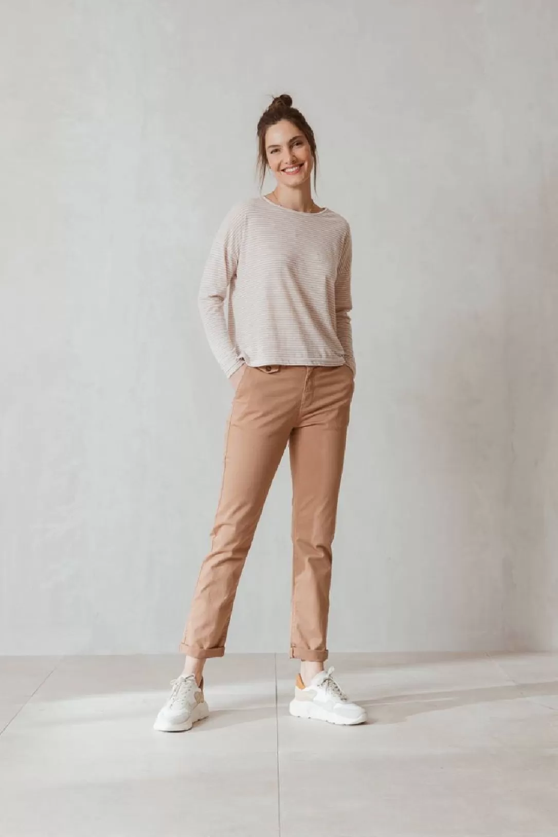 Women Indi & Cold Chino Luca Pants-Camel |