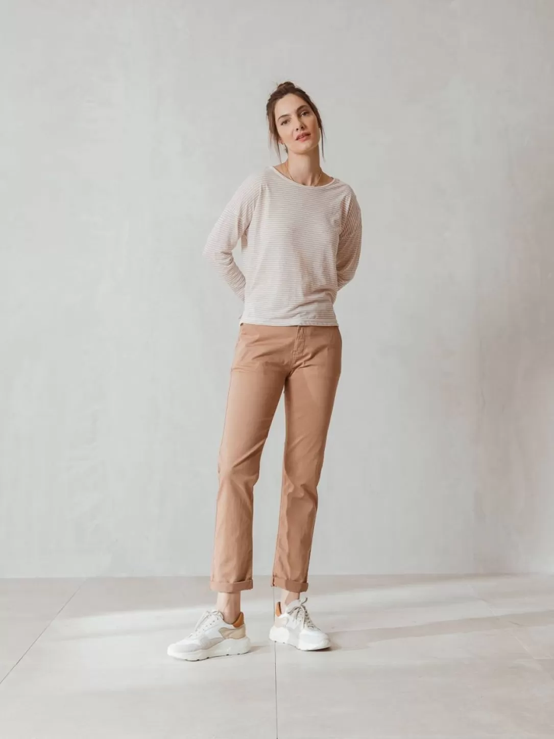 Women Indi & Cold Chino Luca Pants-Camel |