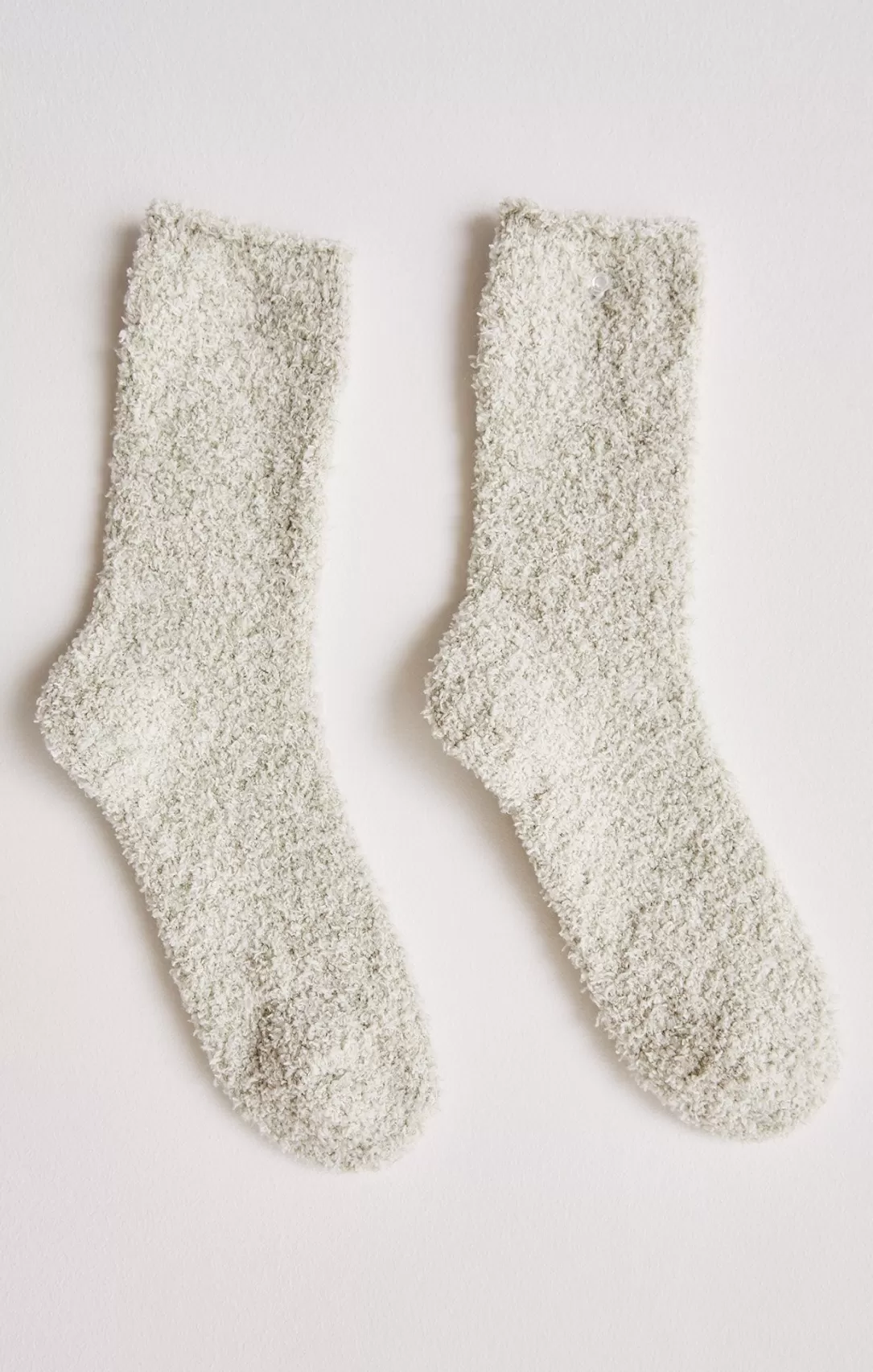 Women Z Supply Cozy Plush Socks-Agave Green (2-Pack) | -New