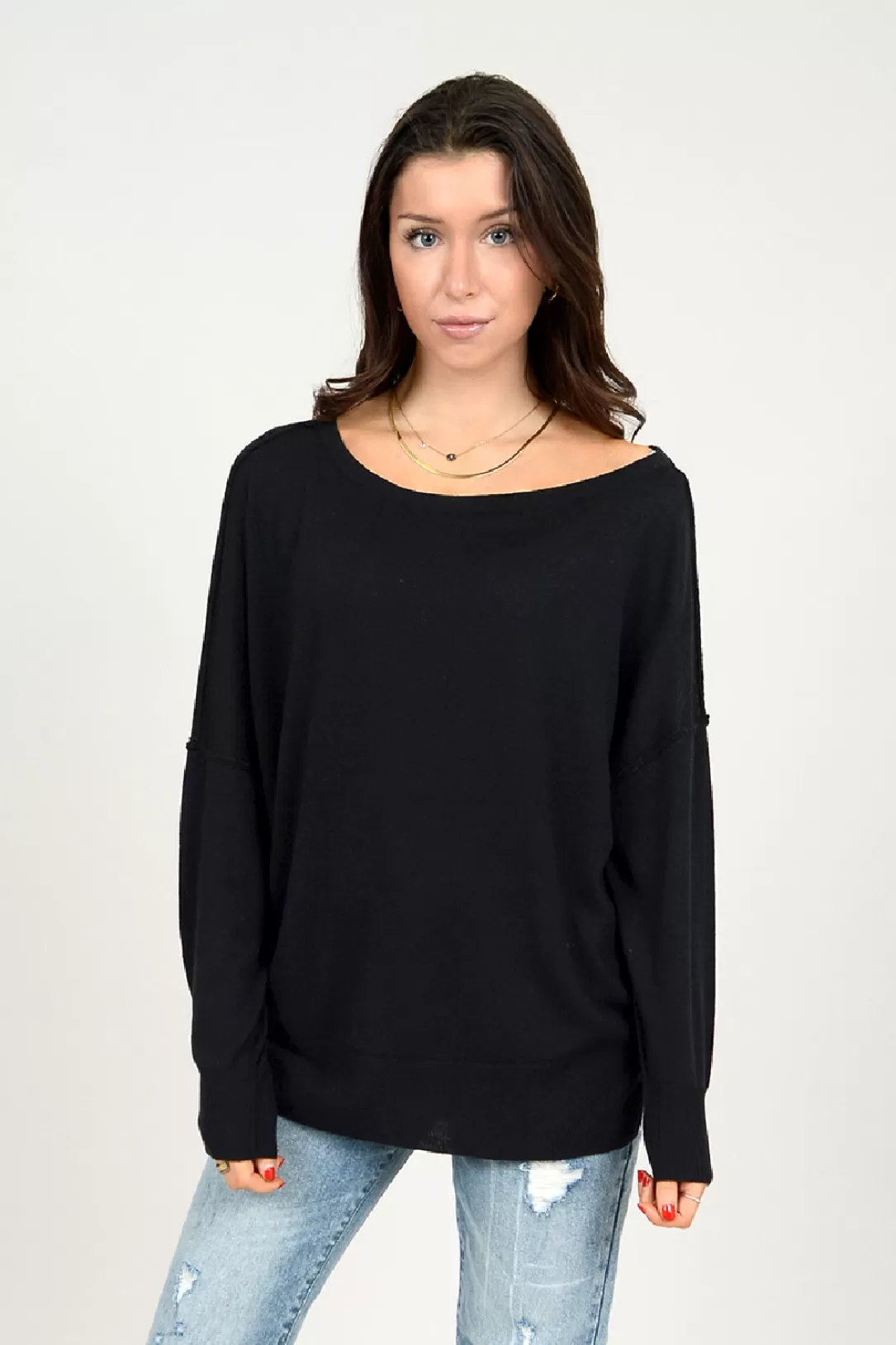 Women RD Style Cressida Sweater-Black |