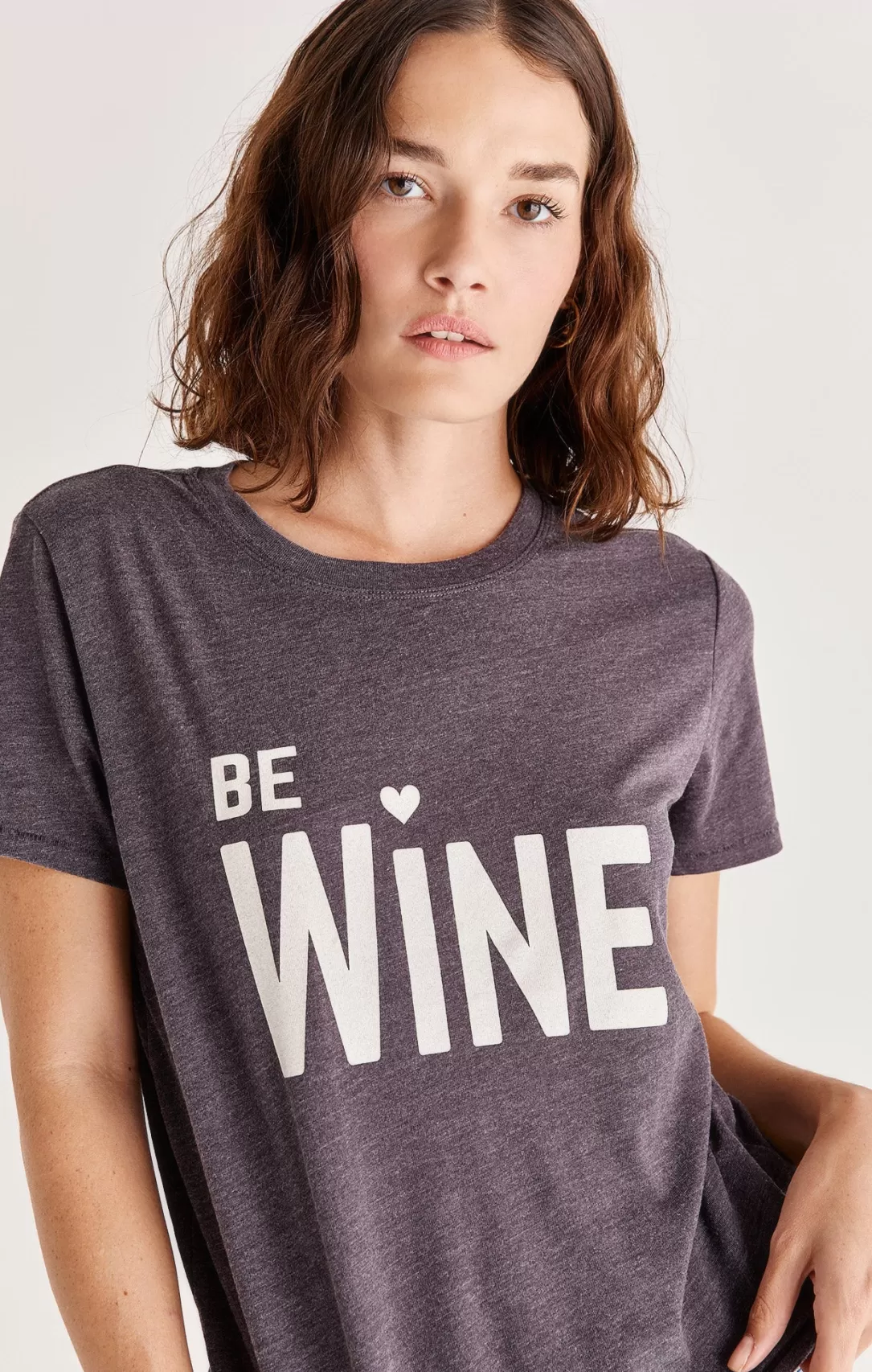 Women Z Supply Easy Be Wine Tee-Shadow |