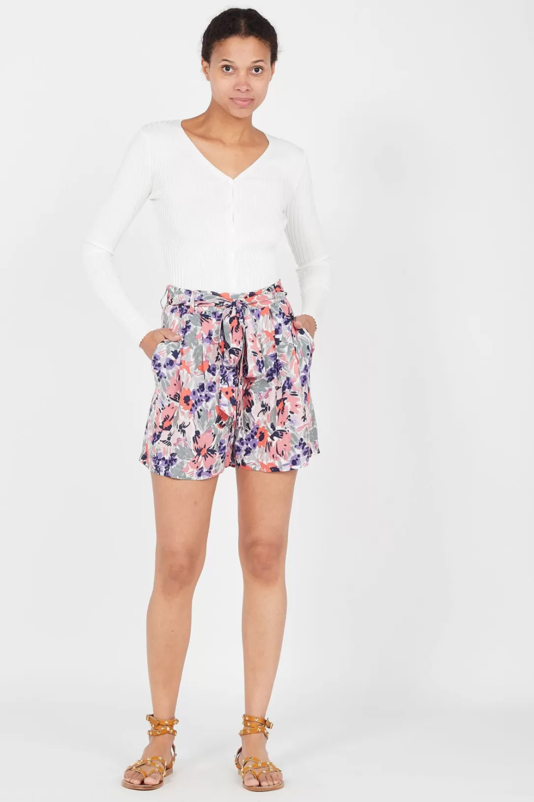 Women The Korner Floral Shorts |