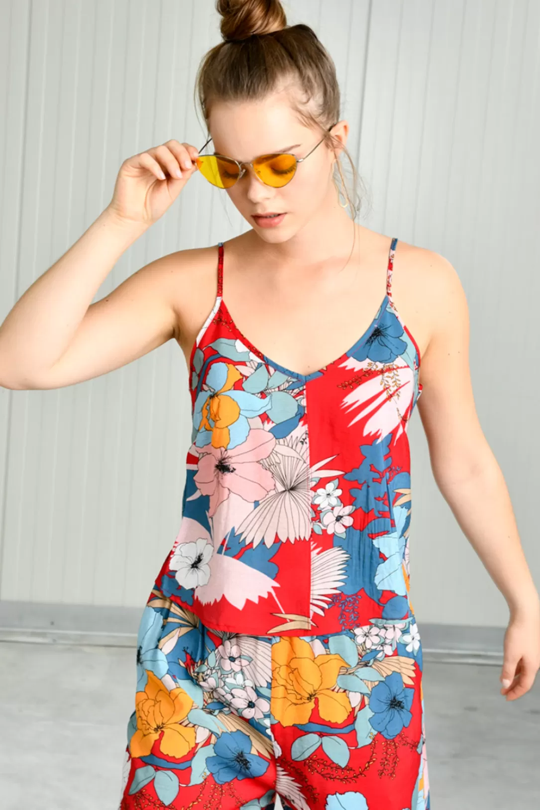 Women 24 Colours Floral Tank Top | 24 Colors