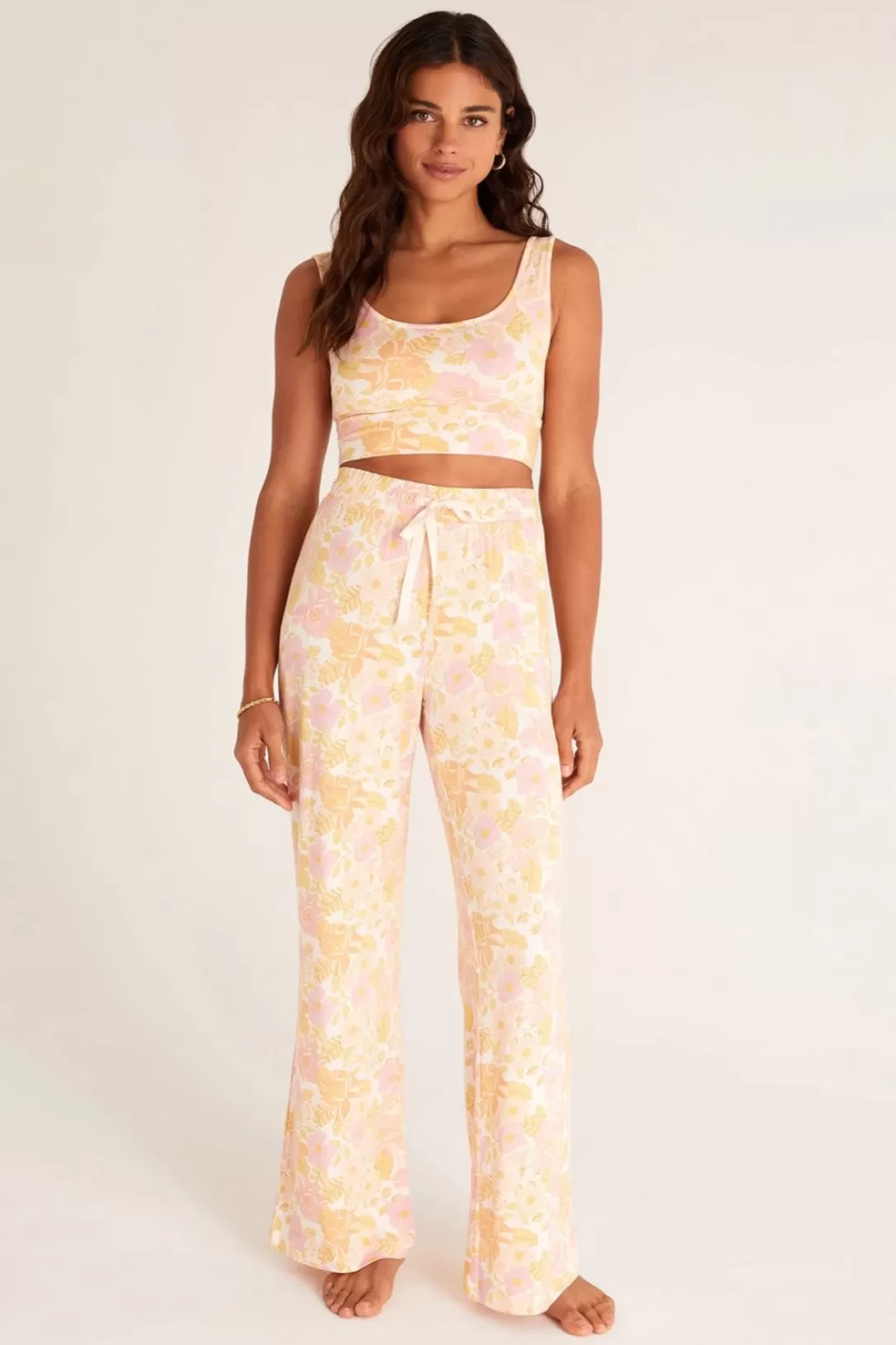 Women Z Supply Free As A Bird Floral Pant |