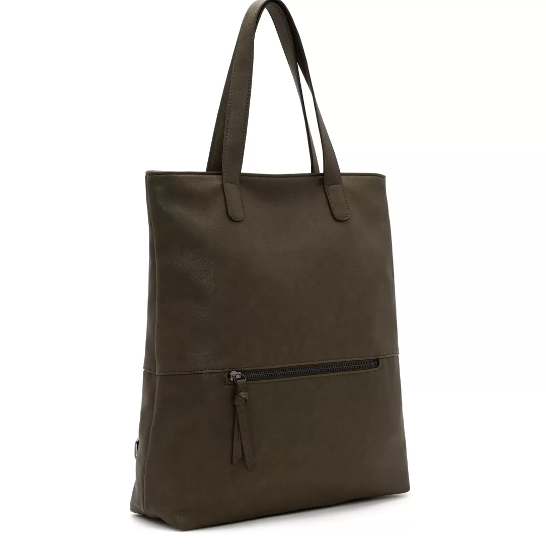 Women Colab Gambit Laurence Convertible Tote-Khaki |