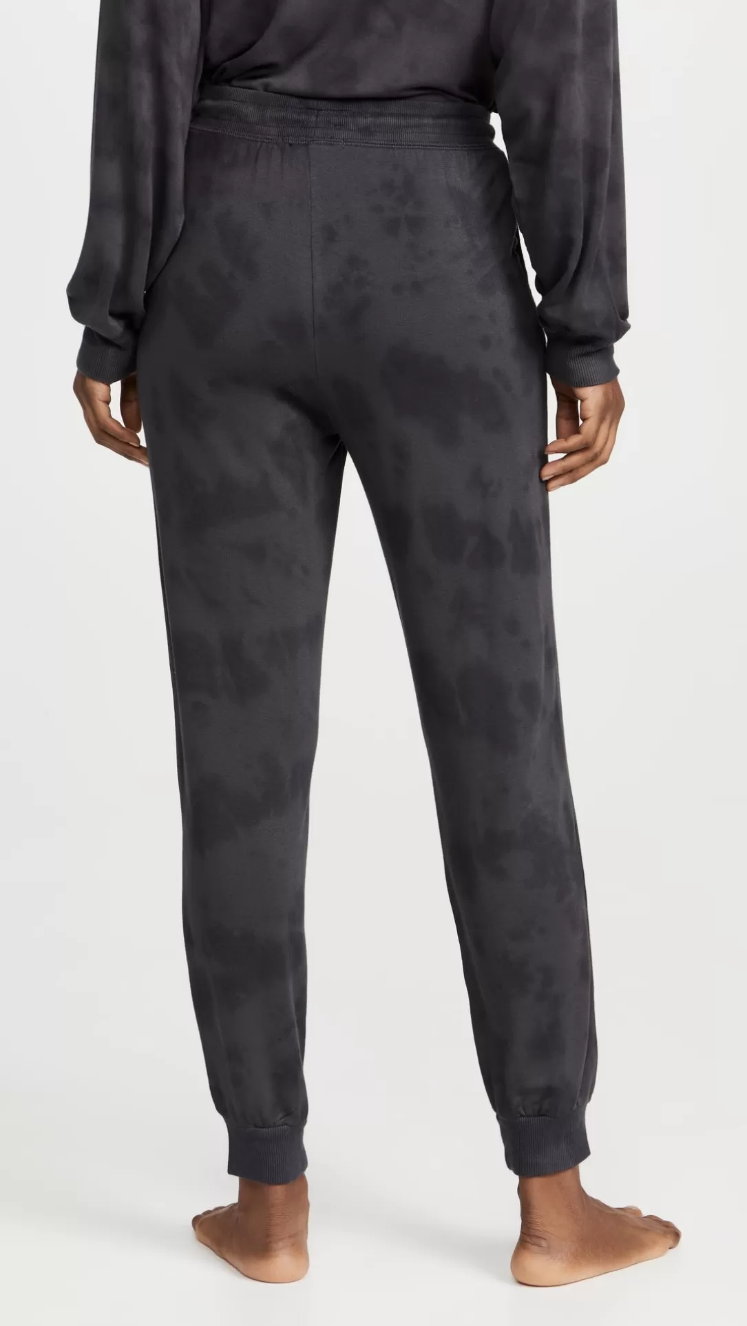 Women Z Supply Go Getter Tie-Dye Jogger-Washed Black |