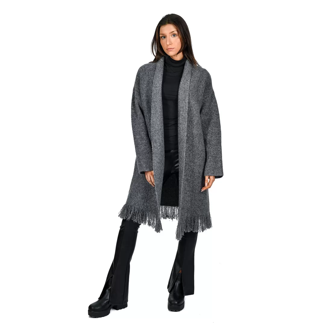 Women RD Style Gwenyth Shawl Cardigan-Grey Mix |