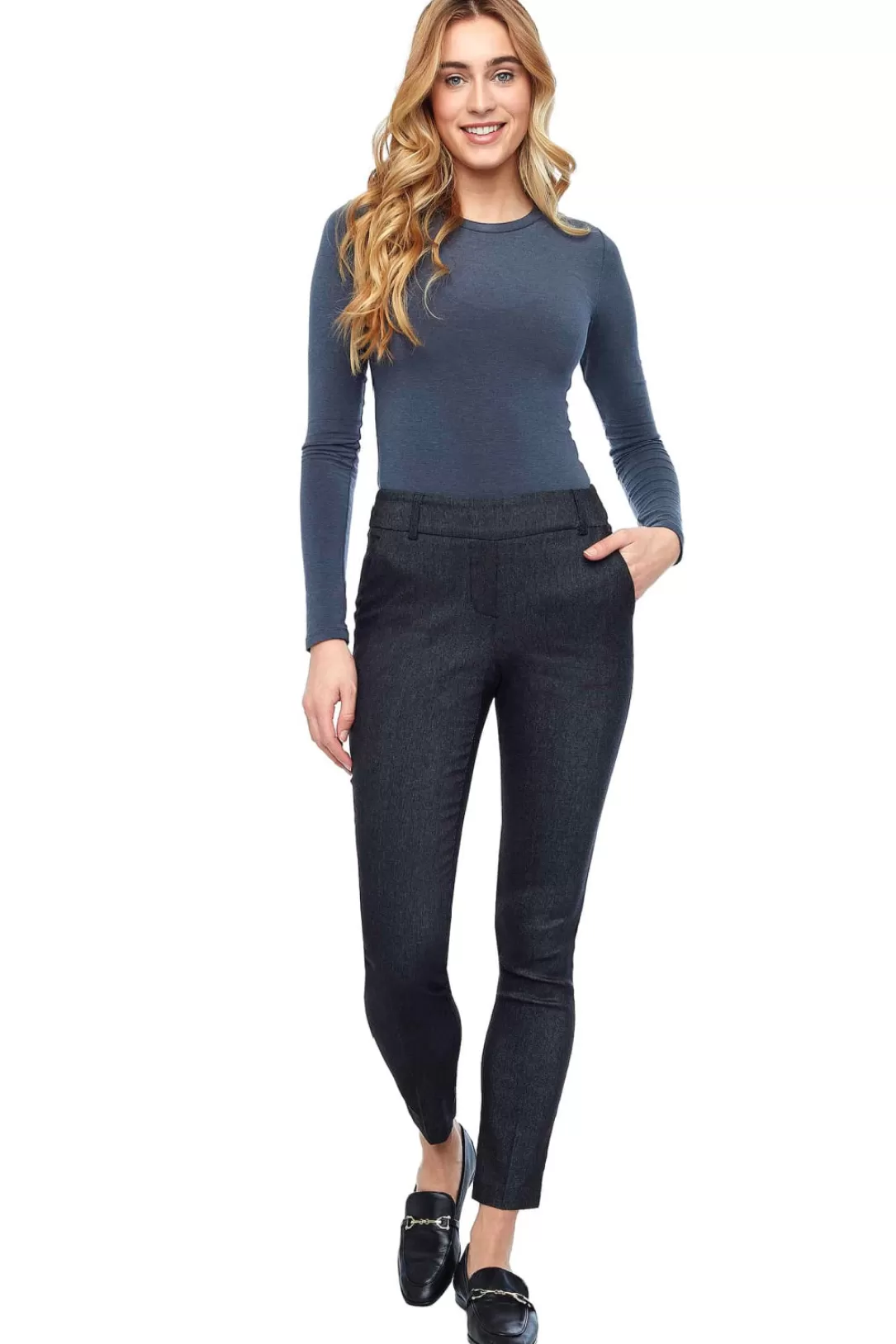 Women I Love Tyler Madison Gwyneth Check Ankle Pant | Iltm