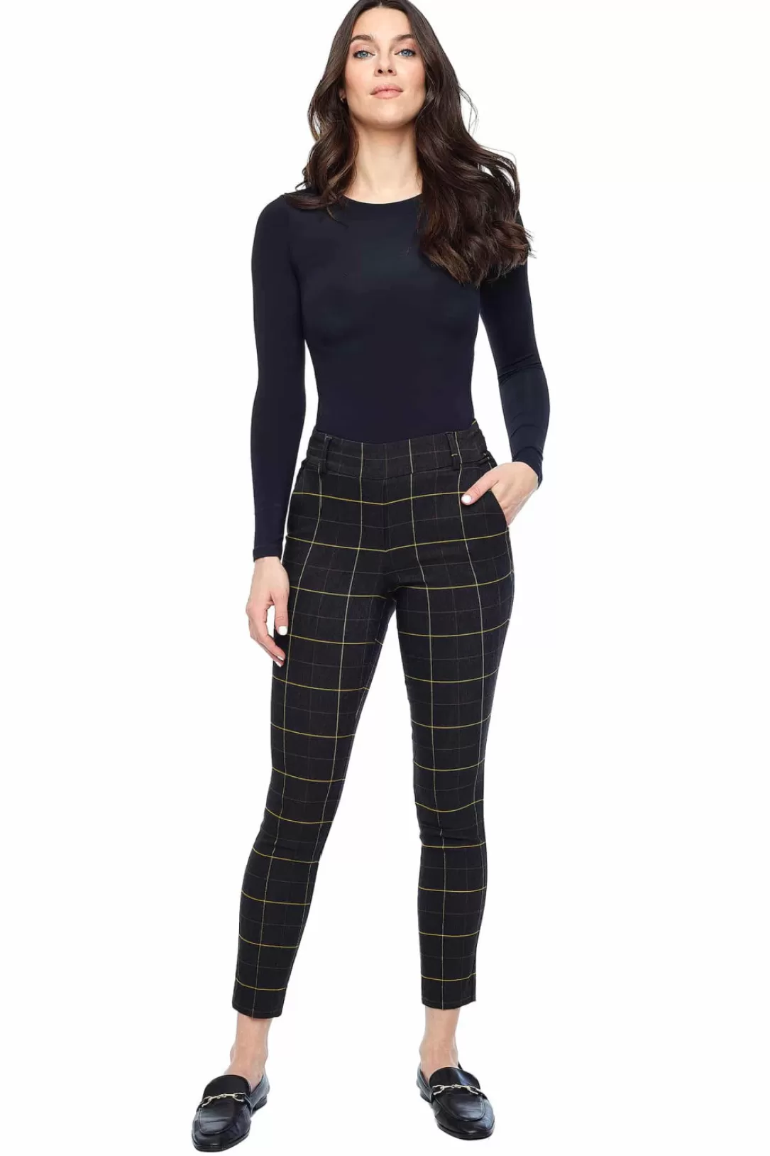 Women I Love Tyler Madison Gwyneth Kilkee Plaid Ankle Pant | Iltm