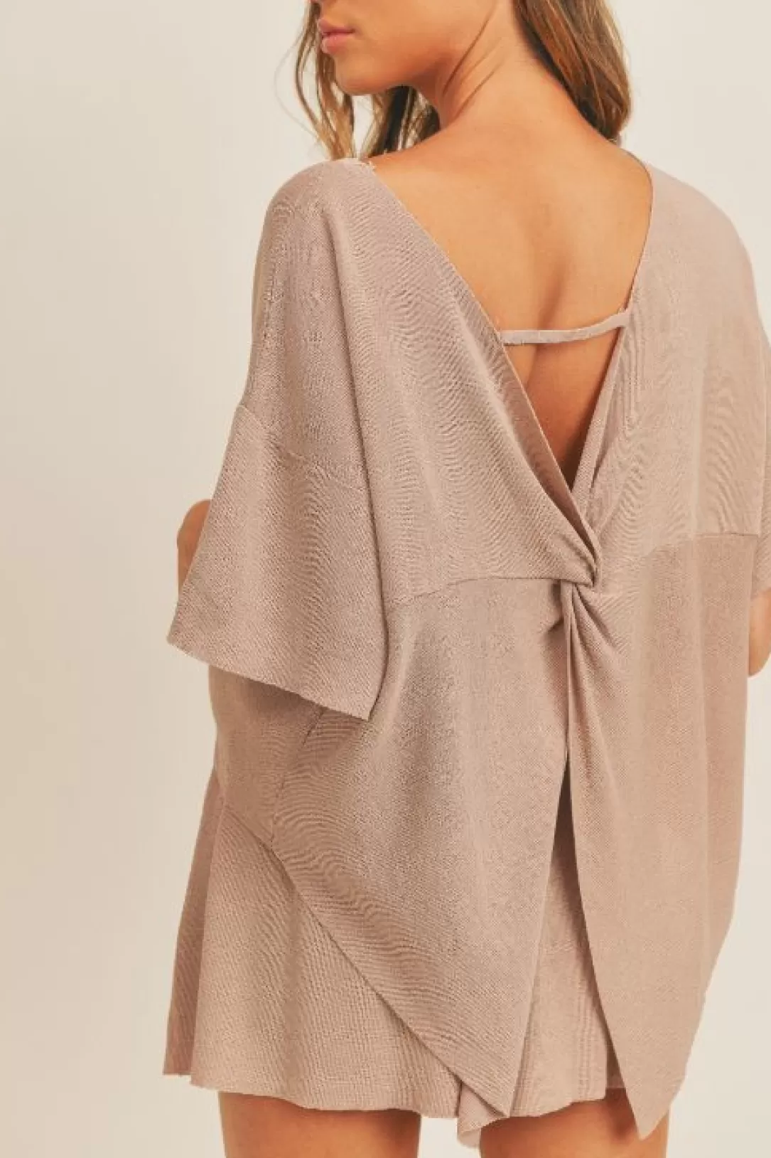 Women Sage The Label Her Joy Twist Back Short Set