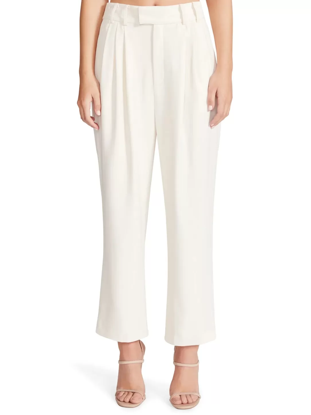 Women BB Dakota by Steve Madden High Waist Farmers Market Pants-Ivory |