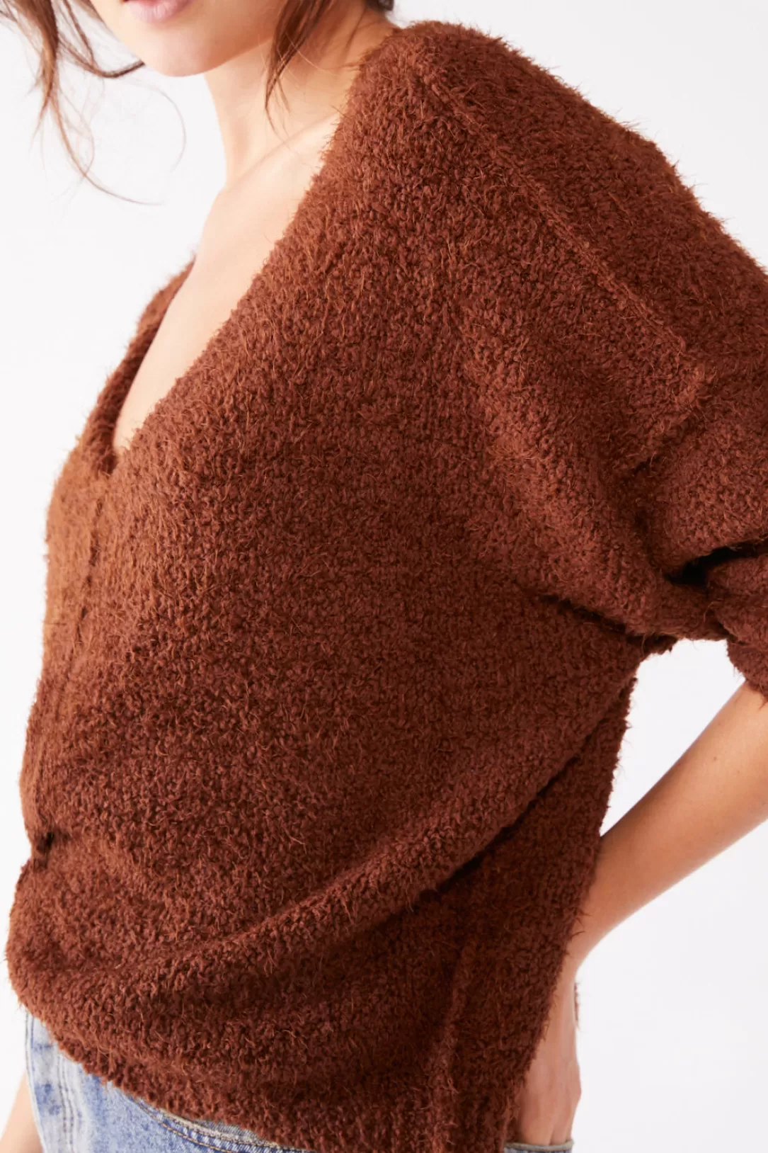 Women Free People Icing V-Neck Pullover |