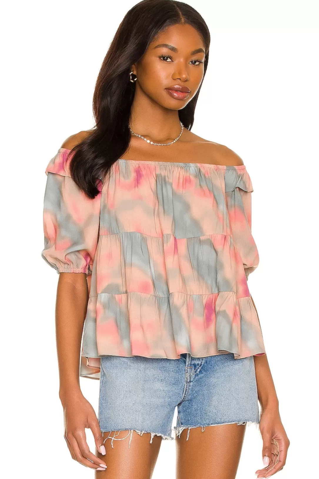 Women BB Dakota by Steve Madden Id Tie Dye For You Top-Multi |