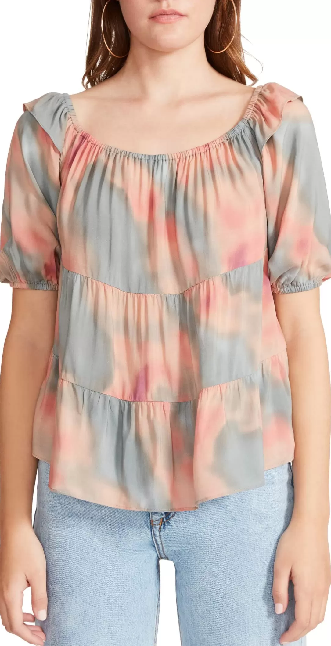 Women BB Dakota by Steve Madden Id Tie Dye For You Top-Multi |