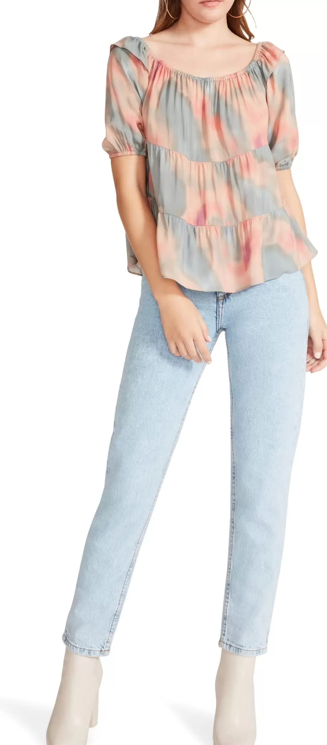 Women BB Dakota by Steve Madden Id Tie Dye For You Top-Multi |
