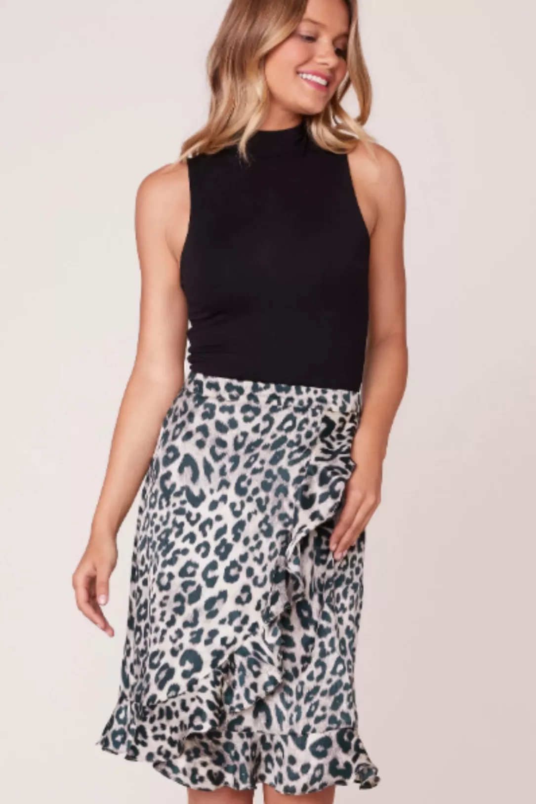 Women Jack by BB Dakota In The Wild Leopard Print Skirt |