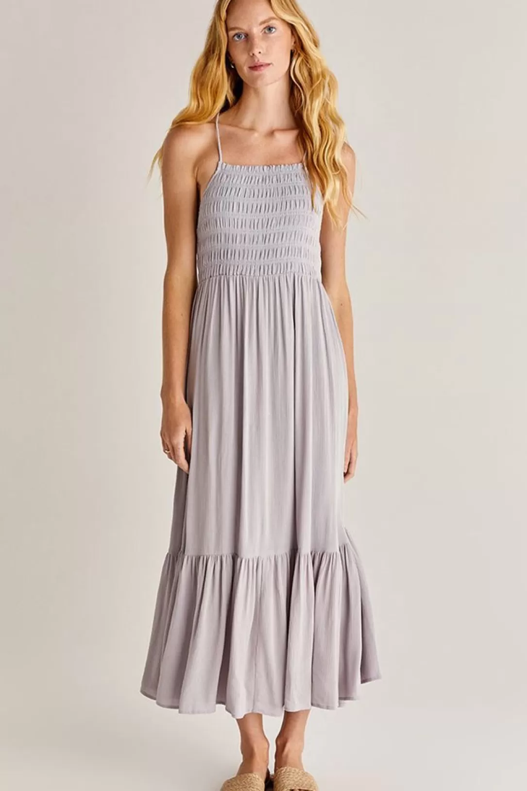 Women Z Supply Jazmin Maxi Dress-Lavender Ash |