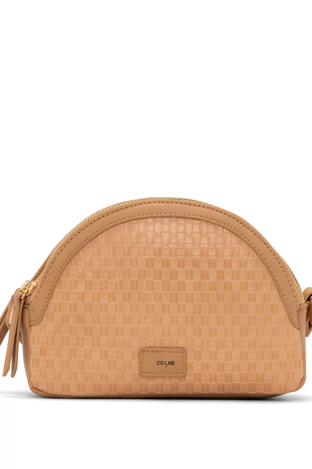 Women Colab Jute Bag-Tan |