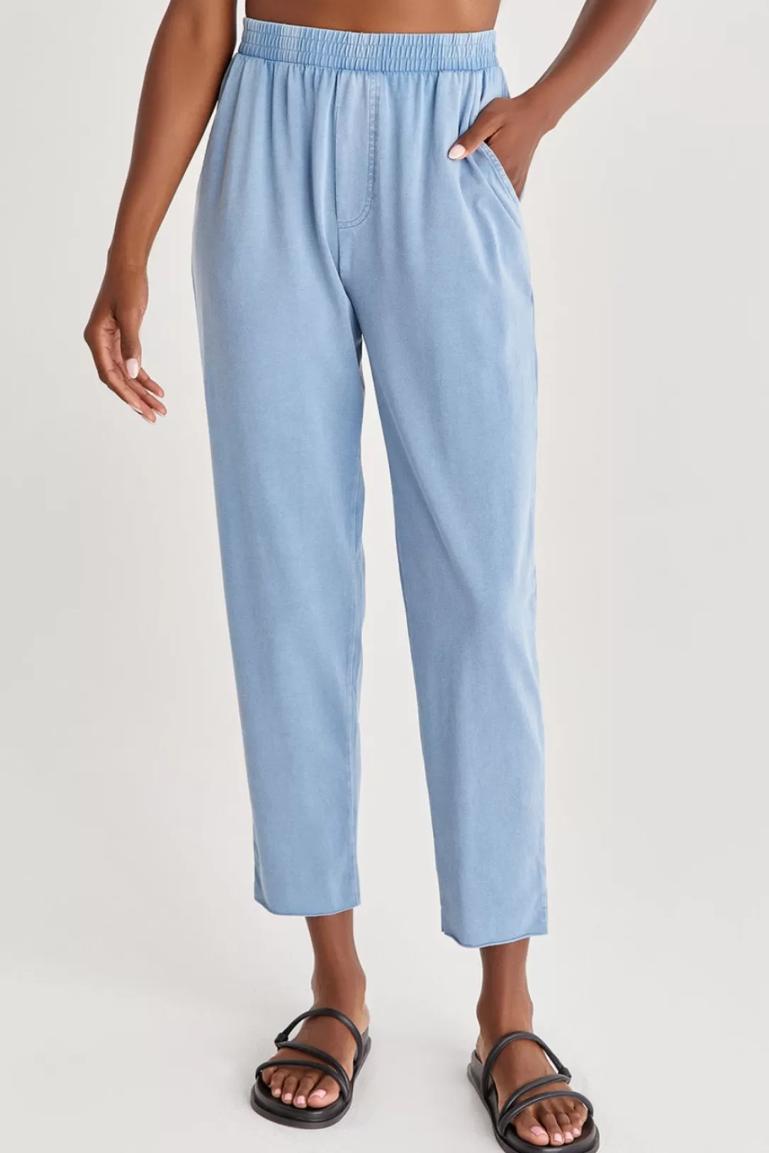 Women Z Supply Kaci Jersey Pant-Ocean |