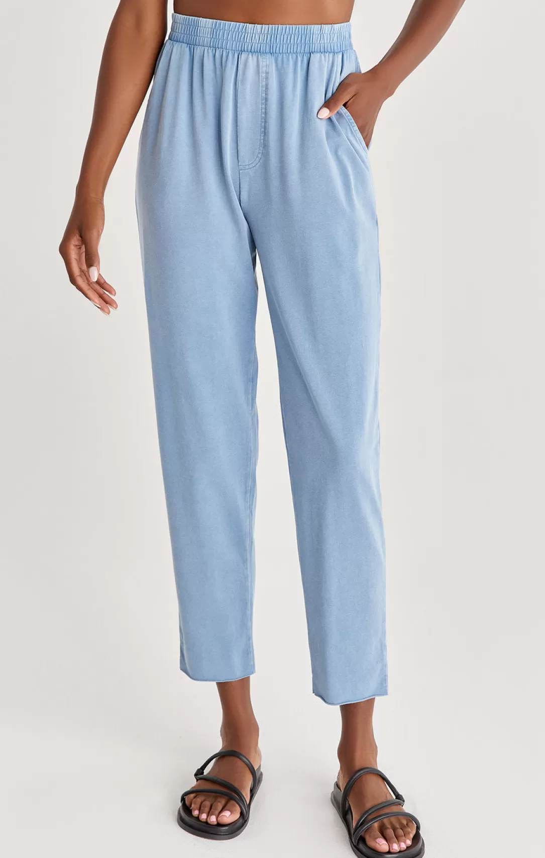 Women Z Supply Kaci Jersey Pant-Ocean |