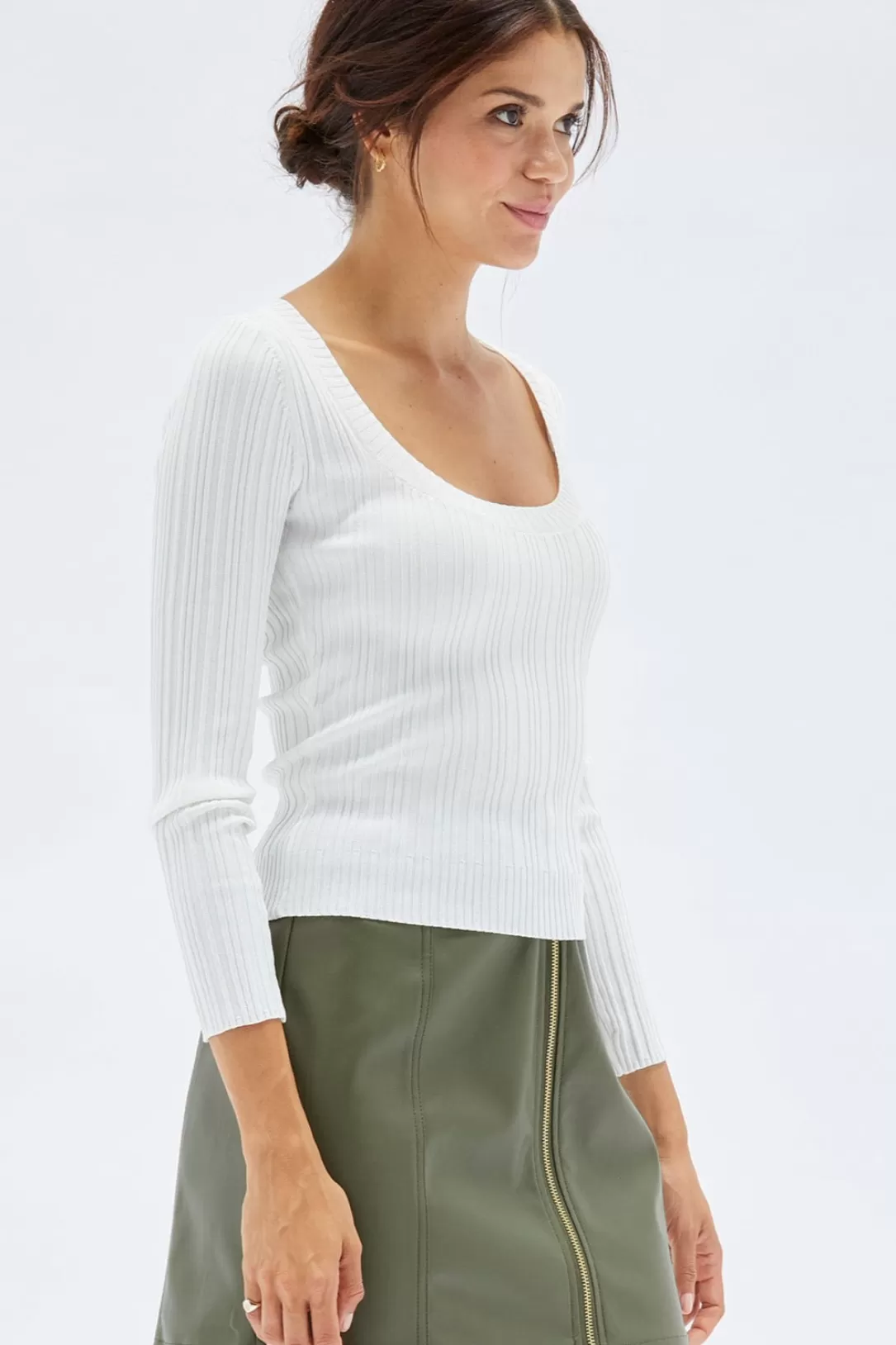 Women Minkpink Kerman Long Sleeve Knit Top |