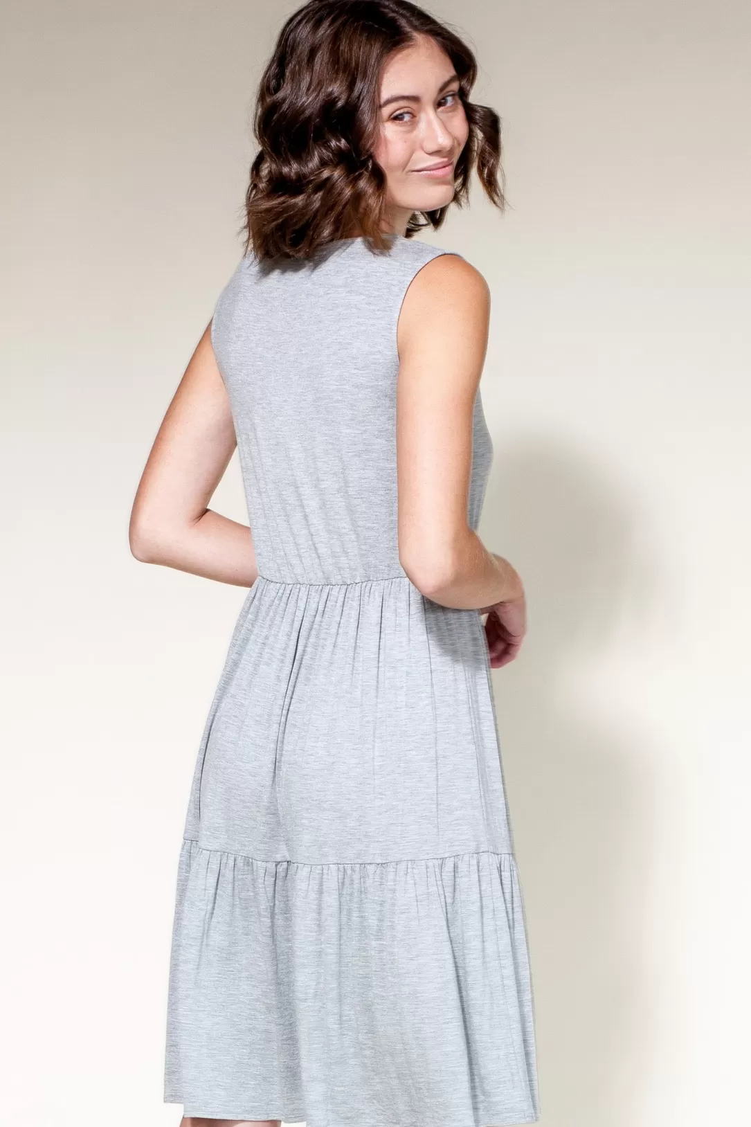 Women Pink Martini Kyla Dress-Grey |