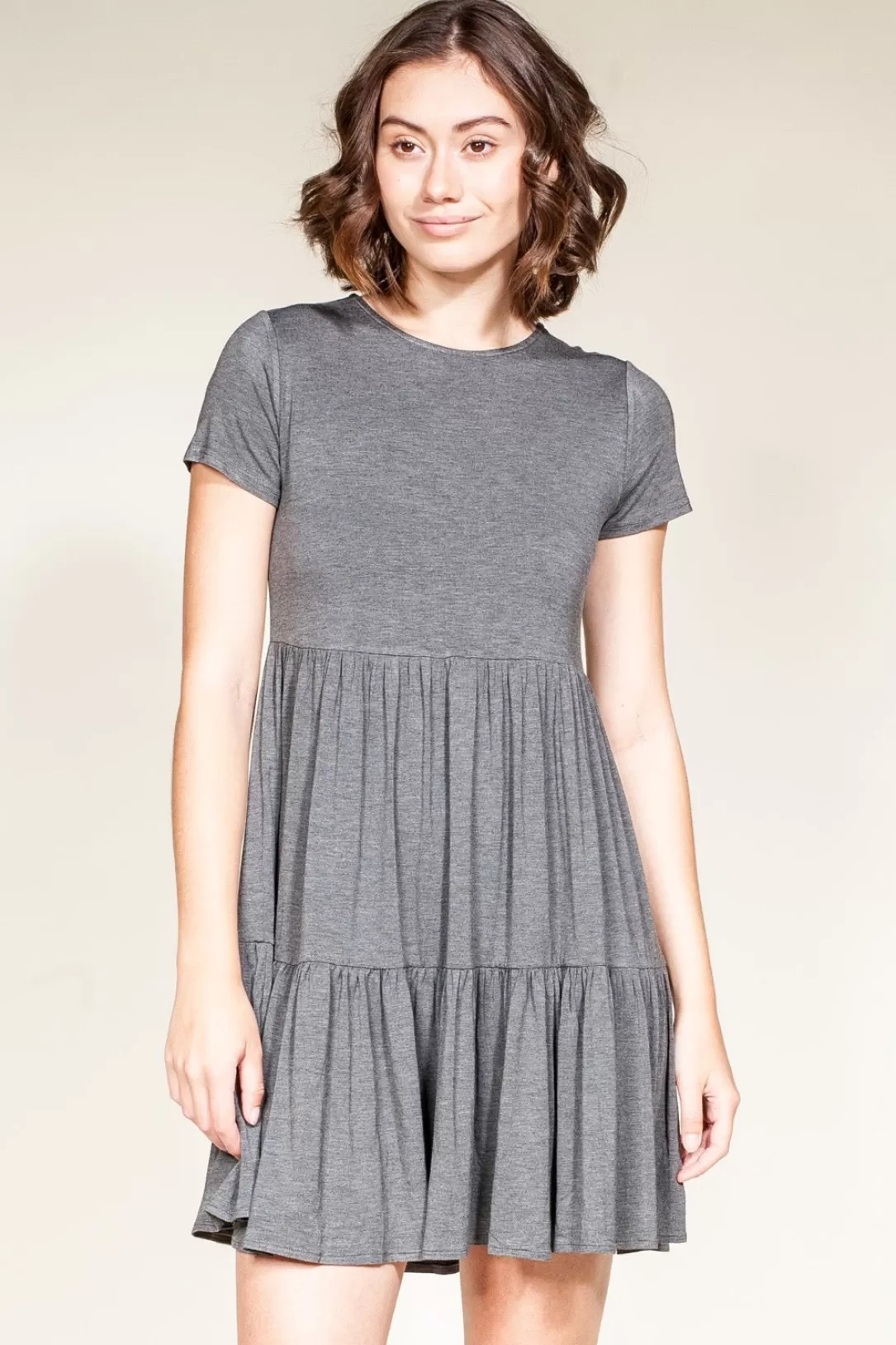 Women Pink Martini Lola Dress-Charcoal |