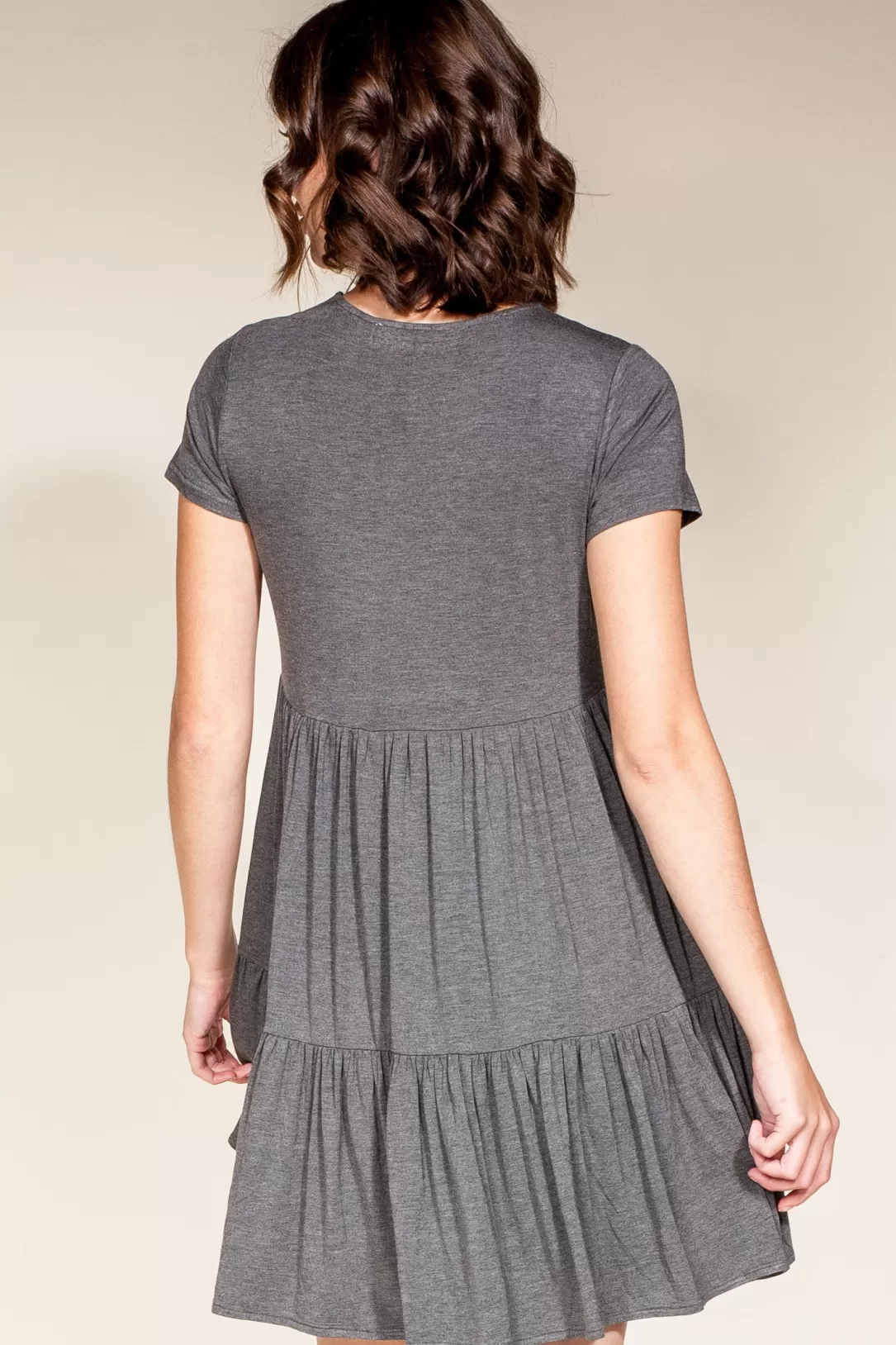 Women Pink Martini Lola Dress-Charcoal |