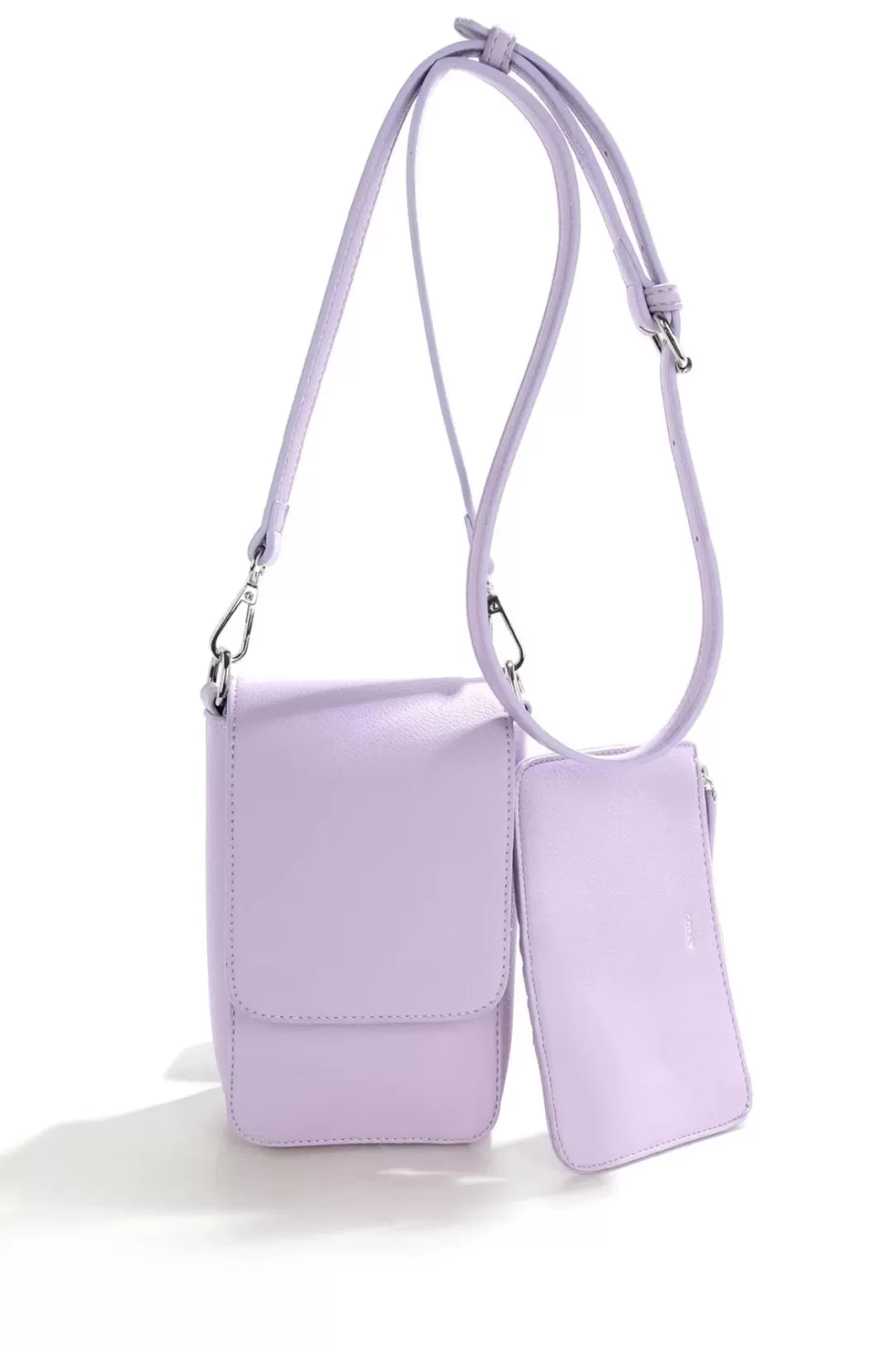 Women Colab Louve Amber Tech Crossbody With Wallet-Lilac |