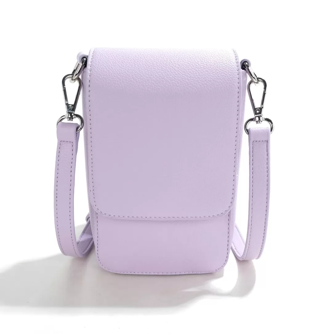 Women Colab Louve Amber Tech Crossbody With Wallet-Lilac |