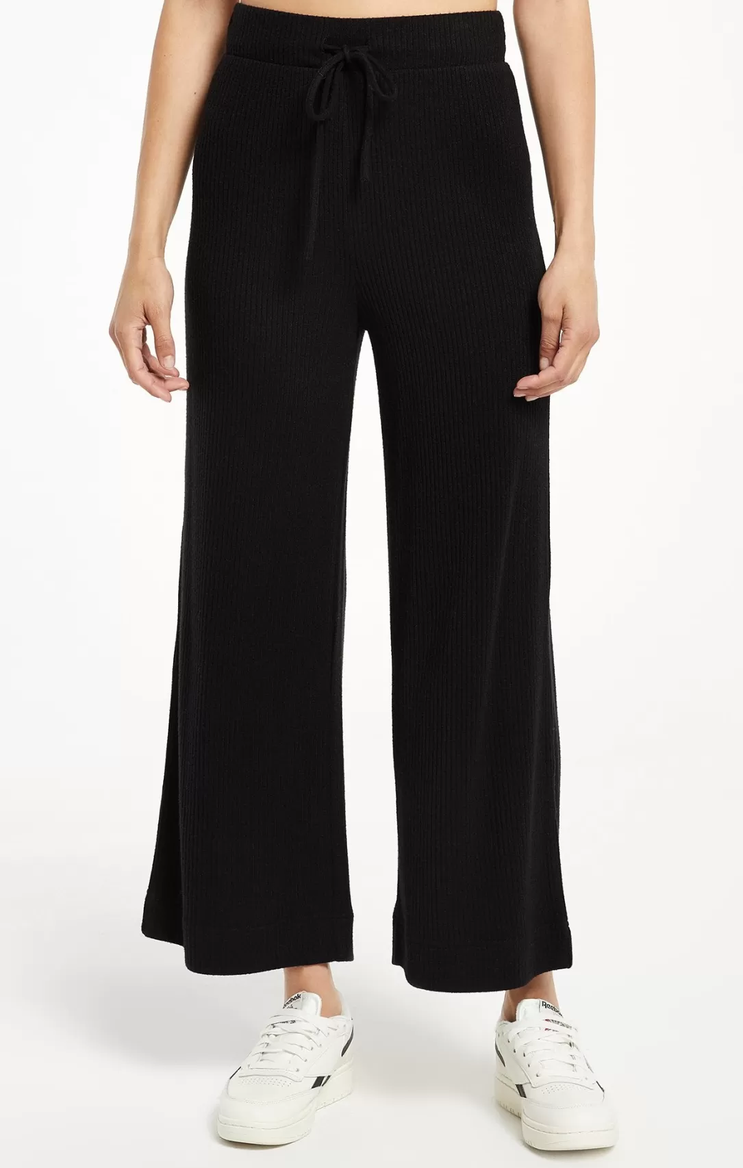 Women Z Supply Marlo Rib Pant-Black |