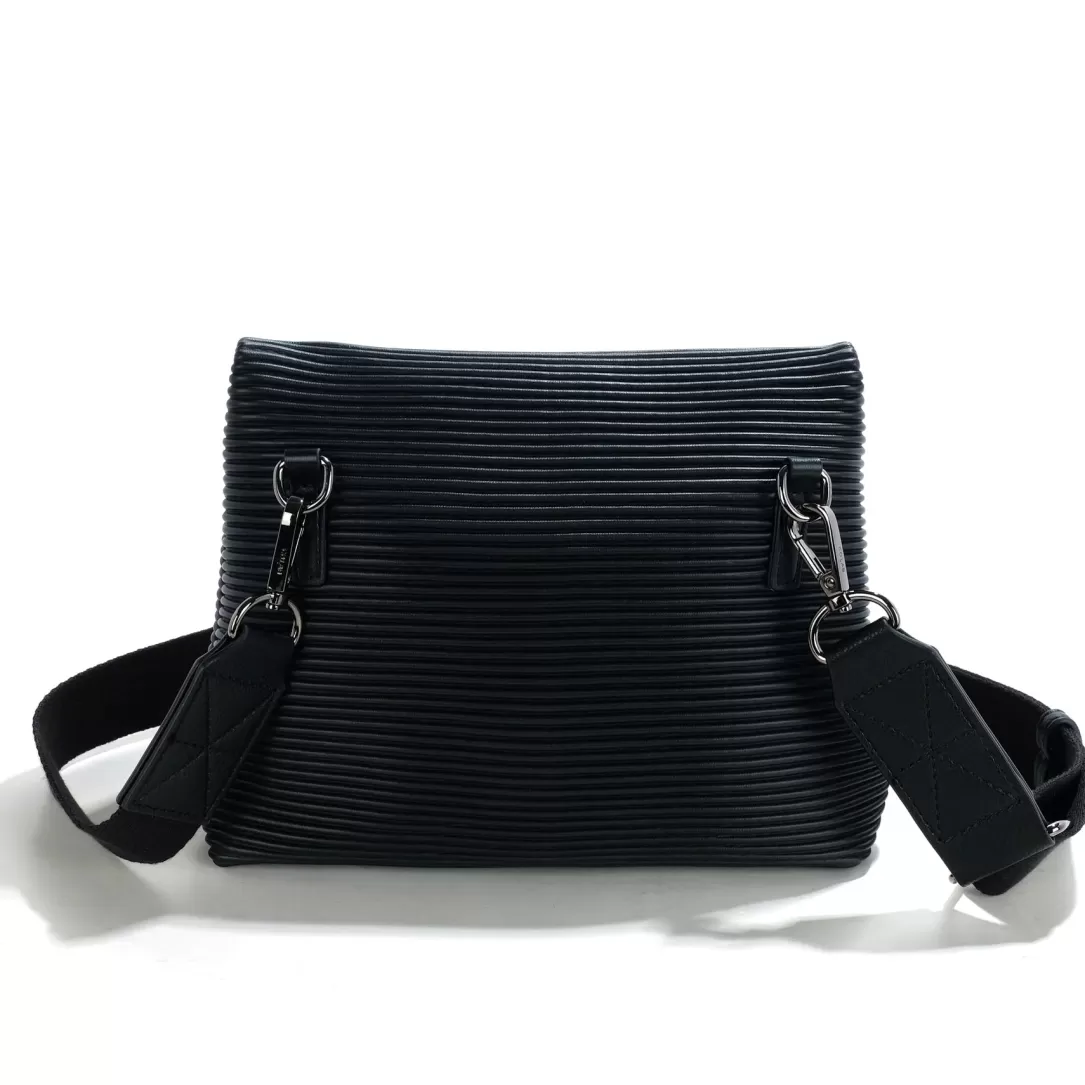 Women Colab Mille Feuille Claudia Clutch / Crossbody-Black |