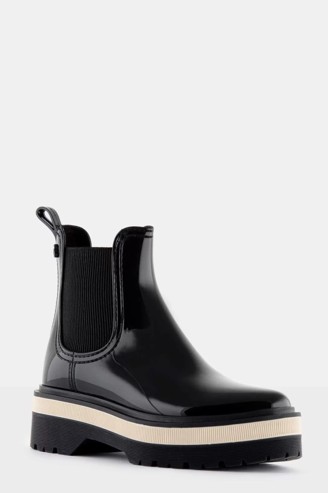 Women Lemon Jelly Netty Boots-Black / White |