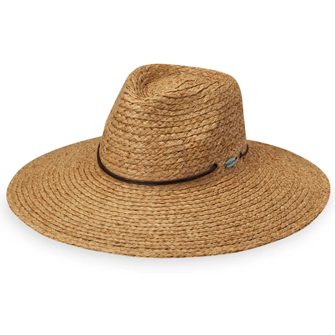 Women Wallaroo Nosara Extra Wide Brim Hat-Camel |