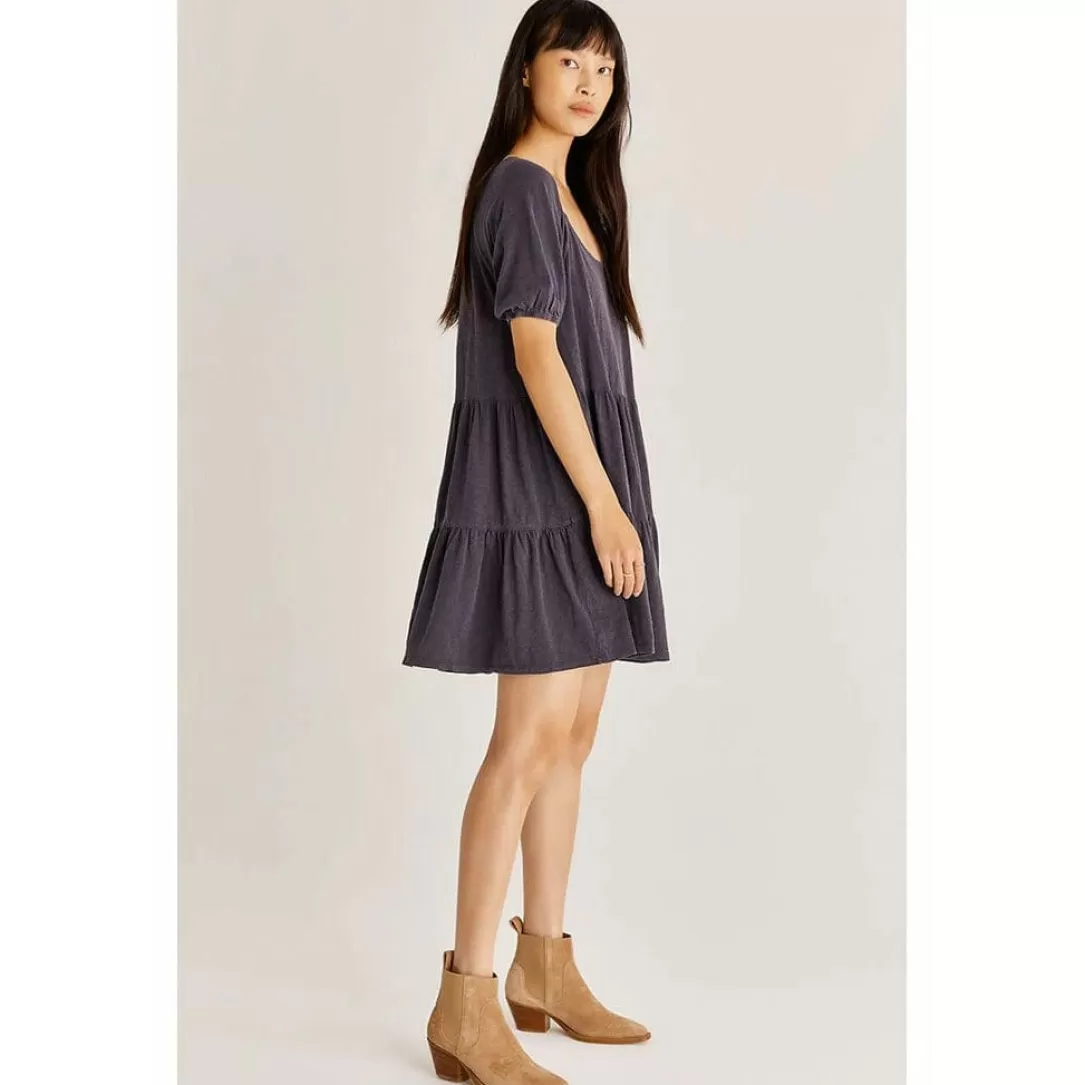 Women Z Supply Ocean Tier Slub Dress-Shadow |