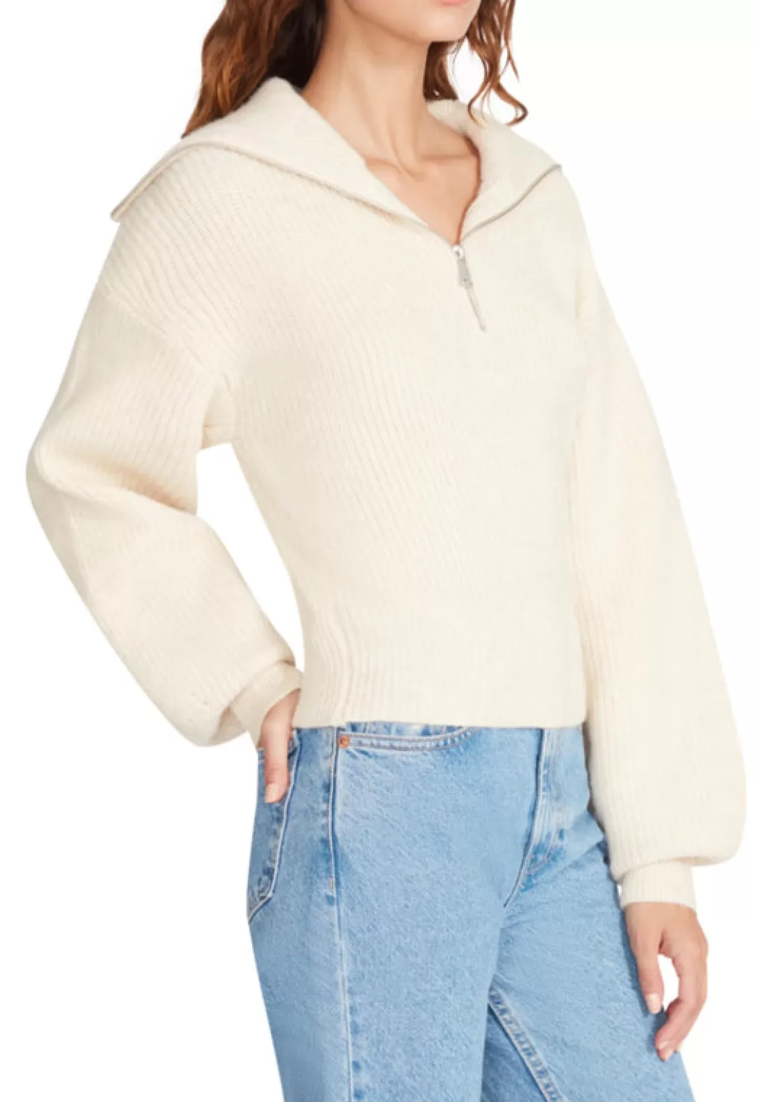 Women BB Dakota by Steve Madden Rowan Pullover-Ivory |