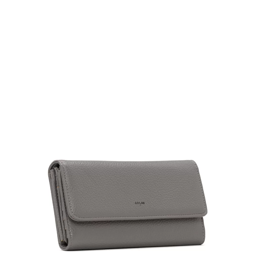 Women Colab Sandra-Tri-Fold Wallet-Steel |