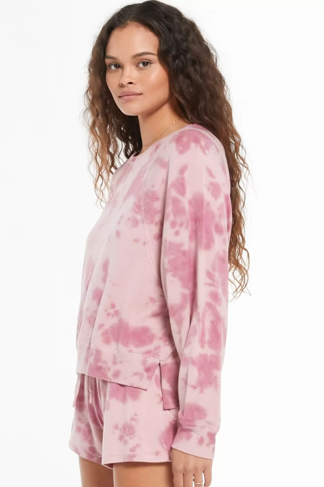 Women Z Supply Sleep Over Tie-Dye Pullover |