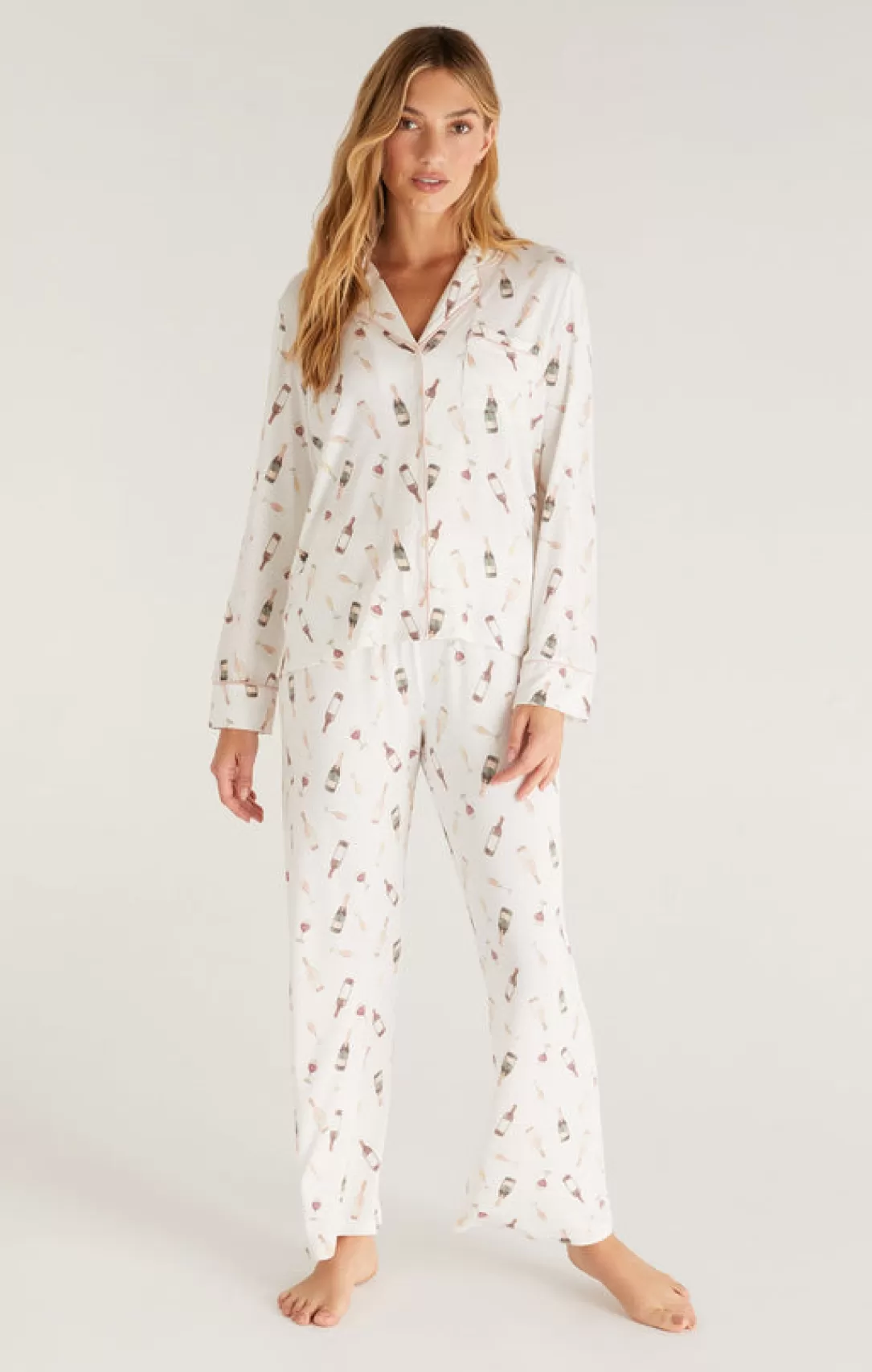 Women Z Supply Softest Wine Pj Set |