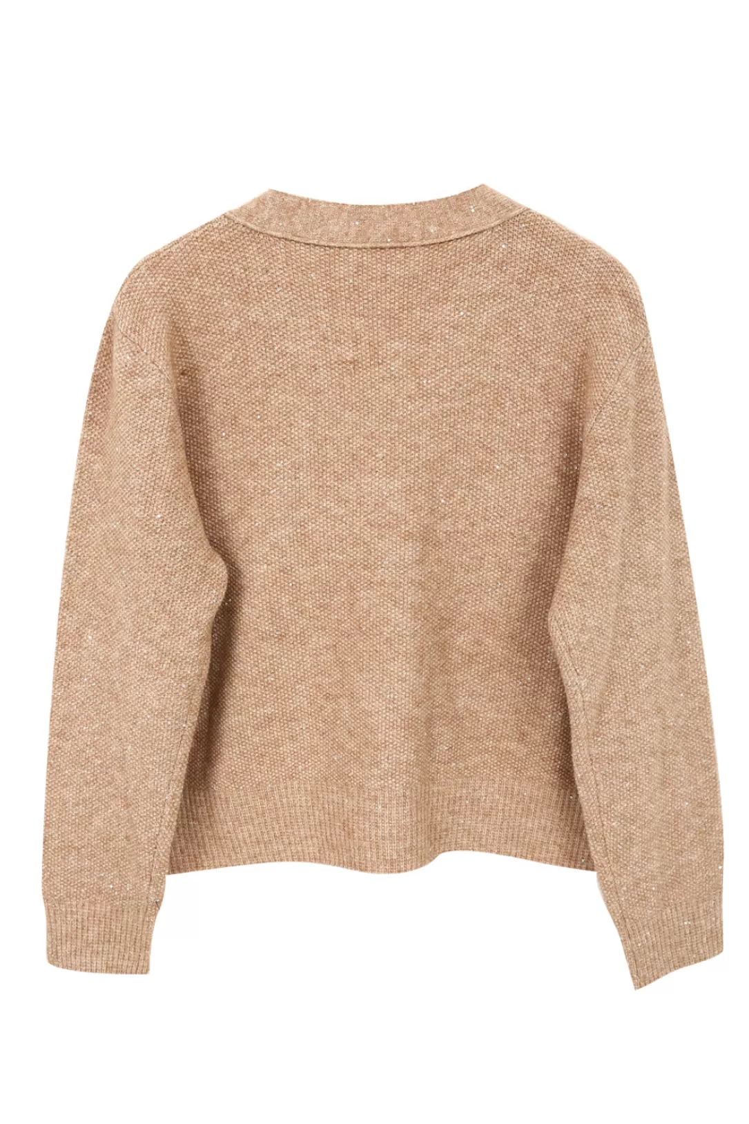 Women The Korner Sparkly Cardigan-Beige |