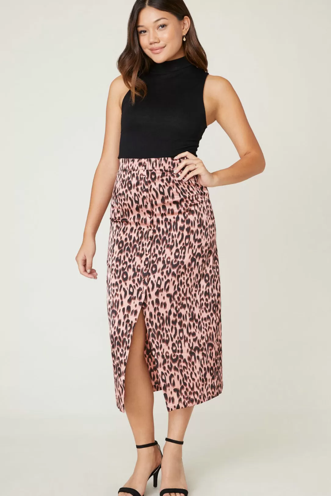 Women Jack by BB Dakota Spotty By Nature Leopard Skirt |