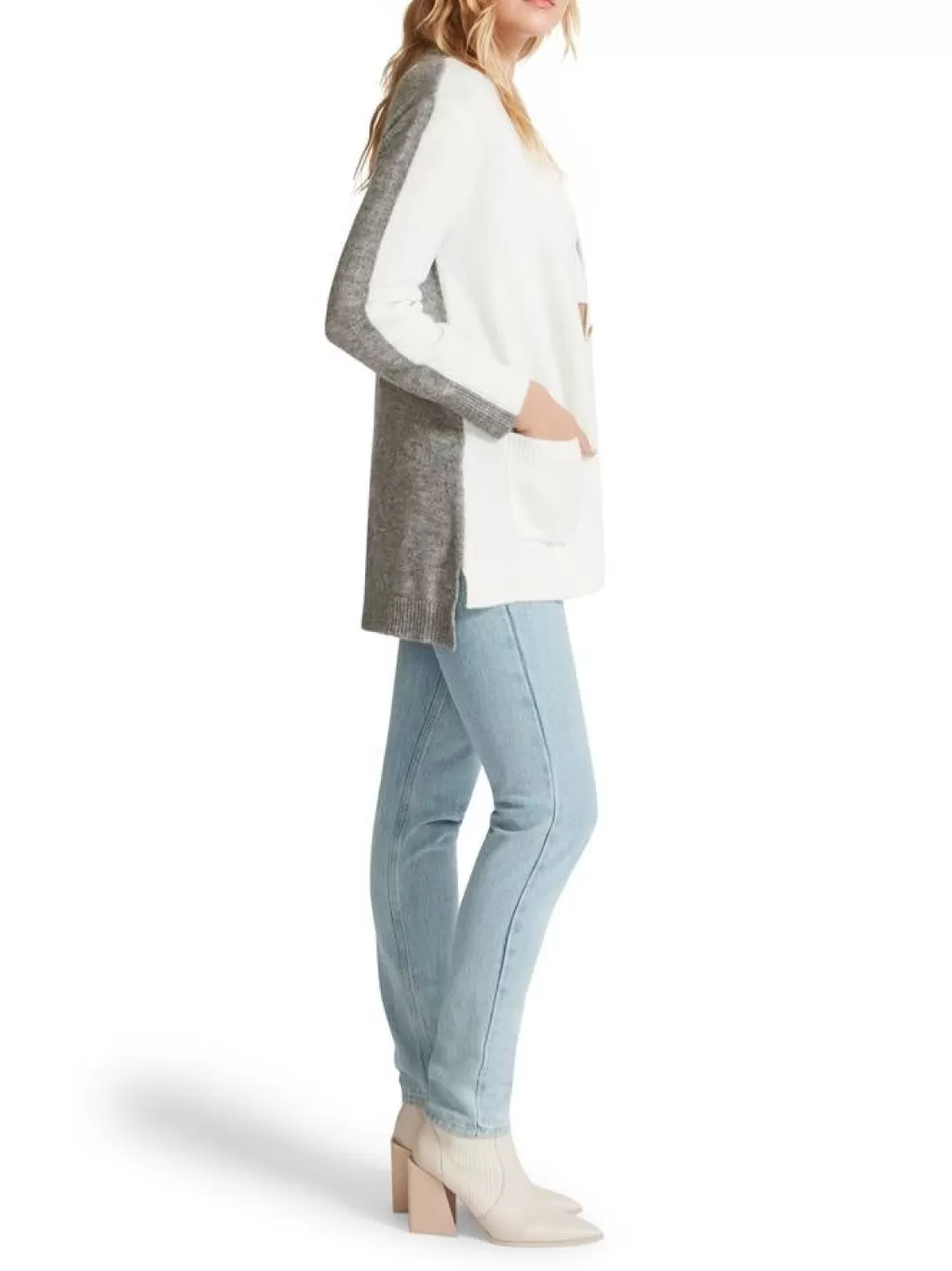 Women BB Dakota by Steve Madden Study Date Cardigan-Heather Grey | Bb Dakota