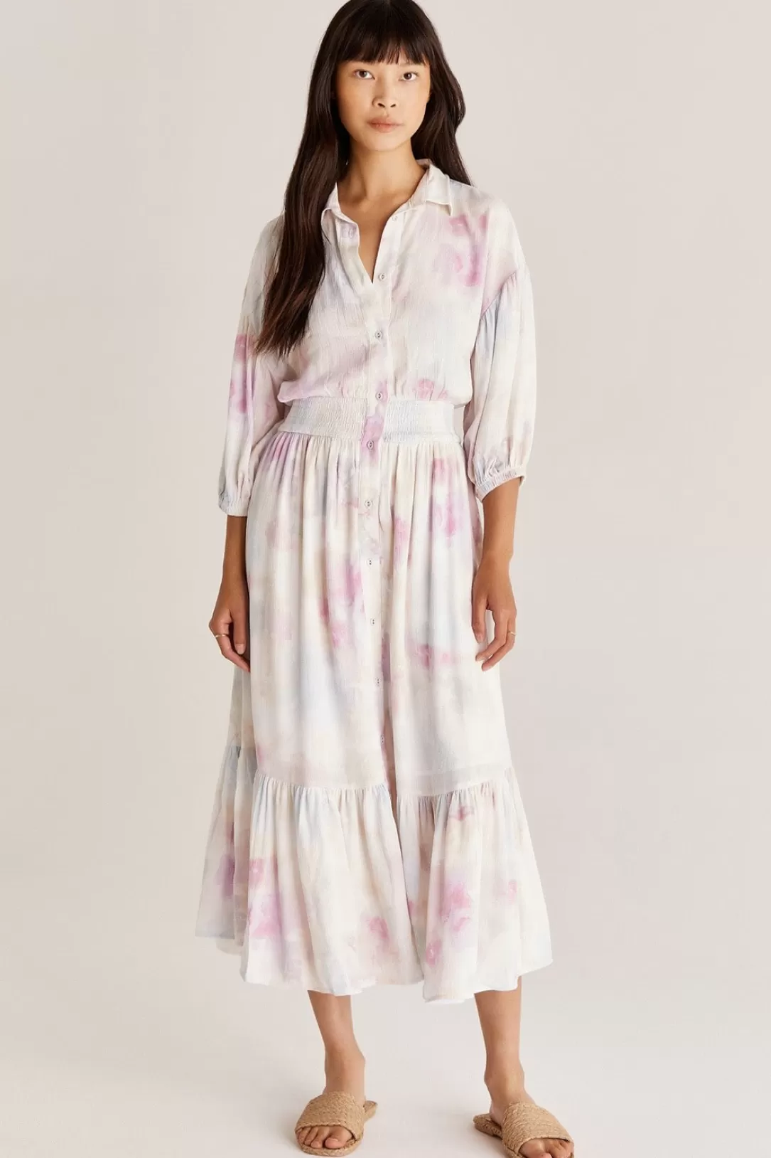 Women Z Supply Tanya Watercolor Maxi Dress |