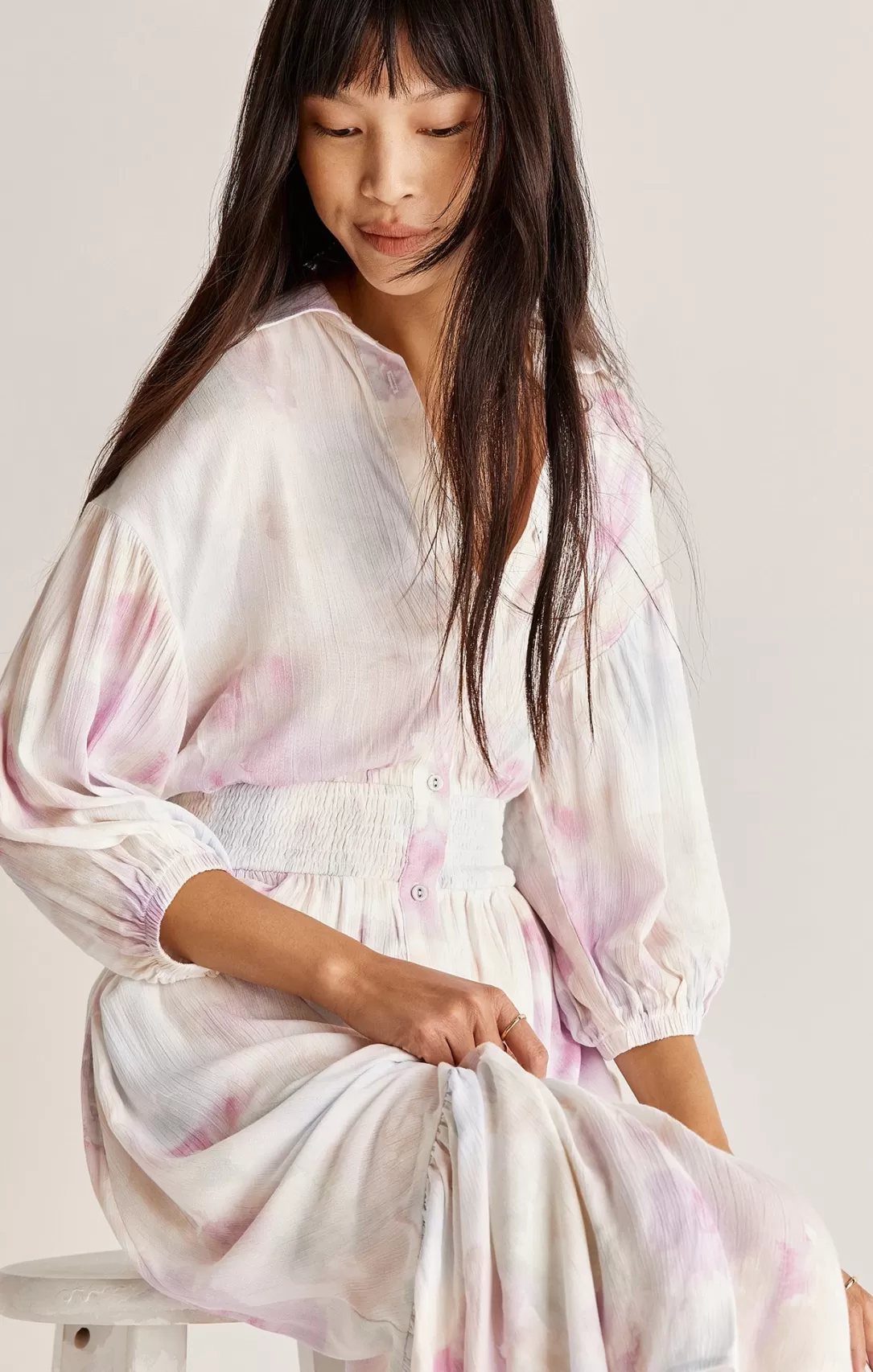 Women Z Supply Tanya Watercolor Maxi Dress |